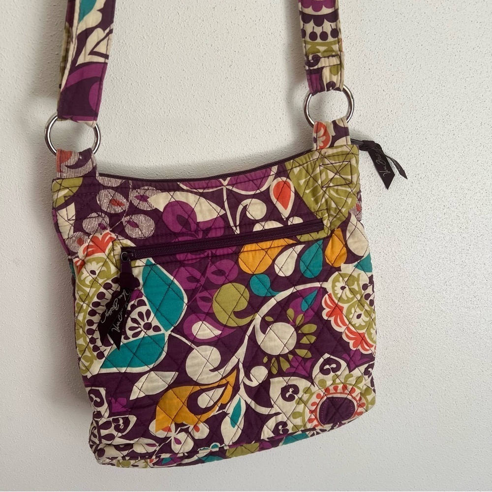 Vera Bradley Purple floral Crossbody Bag - Picture 5 of 7